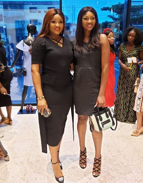 Omotola and daughter
