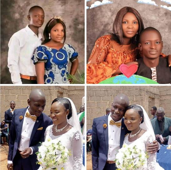 Newly married couple 