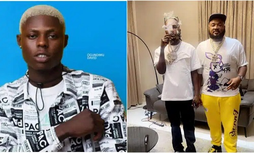 Video of Sam Larry, Naira Marley’s Friend Chasing Out Mohbad With Cane Surfaces Online