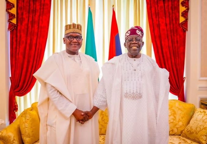 Dangote and Tinubu