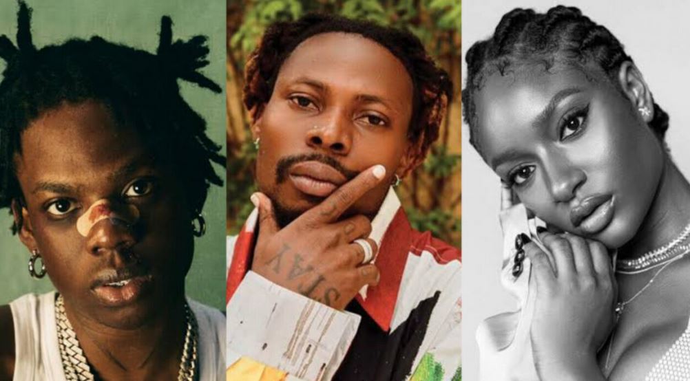 Rema, Asake, Ayra Starr,