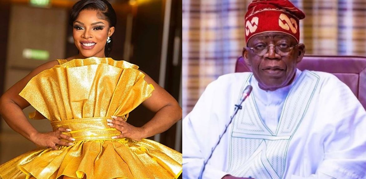 Laura Ikeji and Bola Tinubu