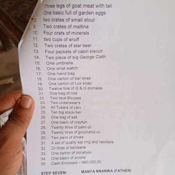 List