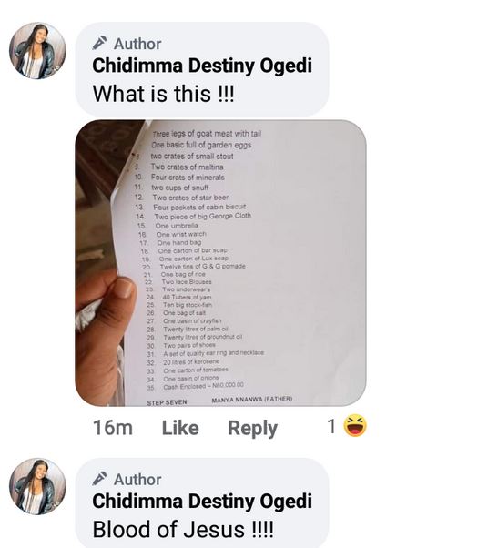 list