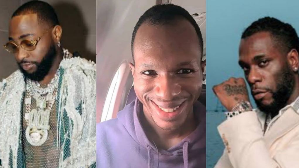 Davido, Daniel Regha and Burna Boy