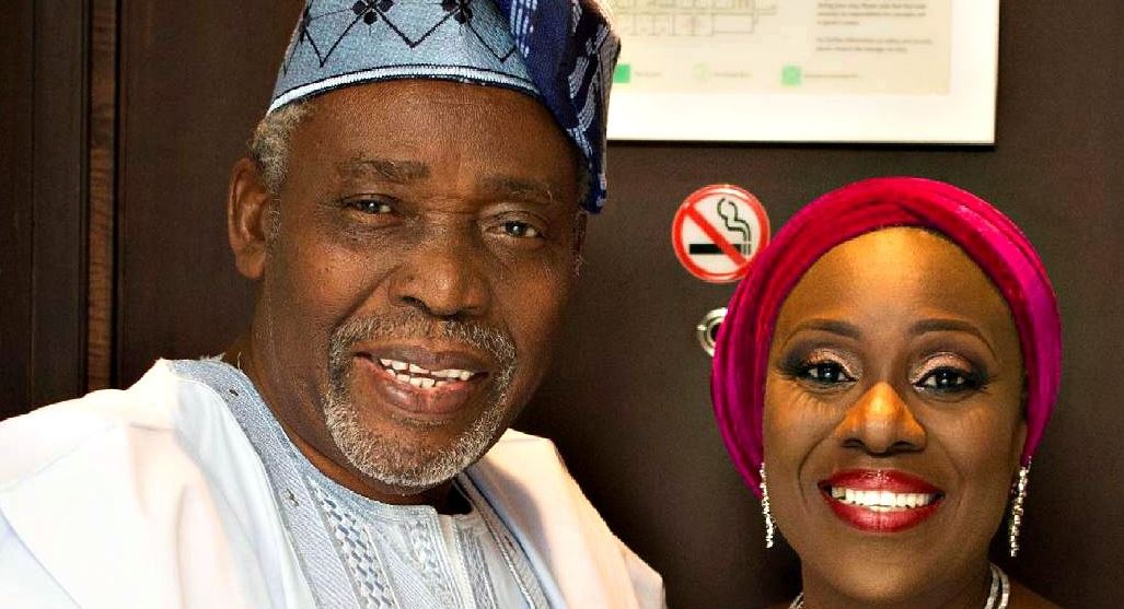 Olu Jacobs and Joke Sylva