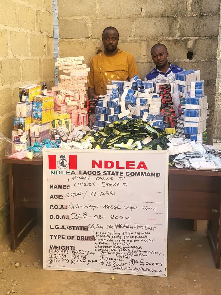 NDLEA Intercepts Qatar-Bound Illicit Drugs Concealed In African Salad, Dried Vegetables (Photos)