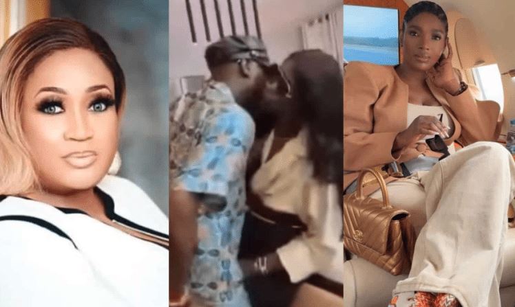 Natasha and Annie Idibia