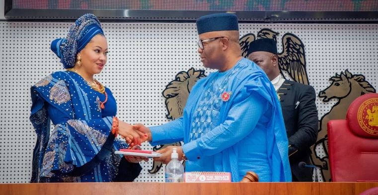 Natasha Akpoti-Uduaghan, Godswill Akpabio