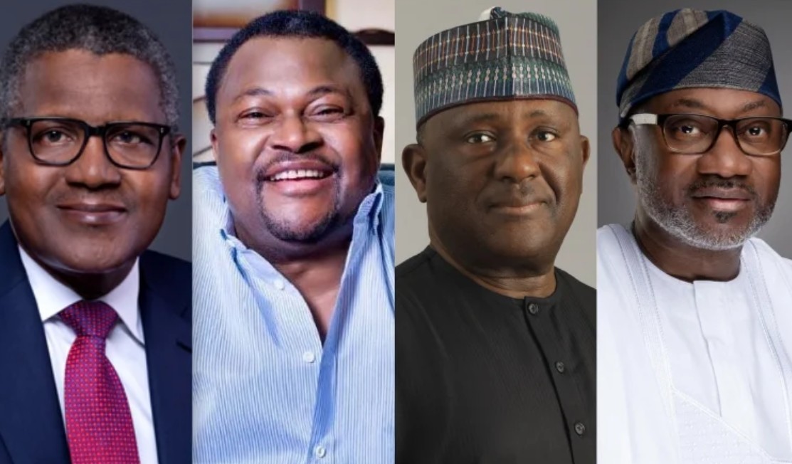 Aliko Dangote, Femi Otedola, Mike Adenuga, Abdulsamad Rabiu