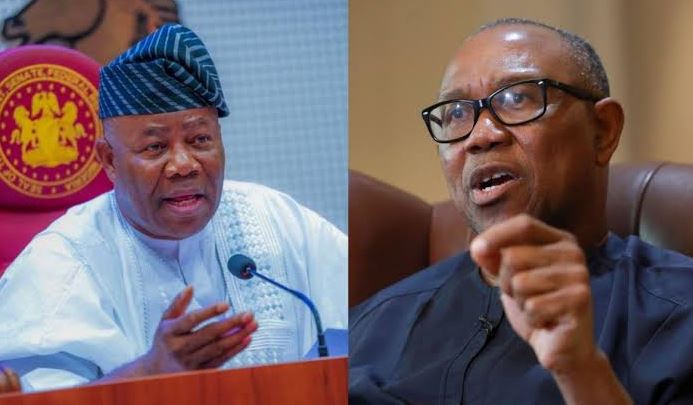 Godswill Akpabio, Peter Obi