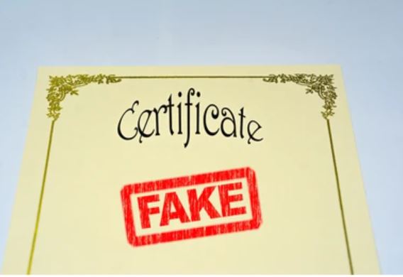 Fake Certificates