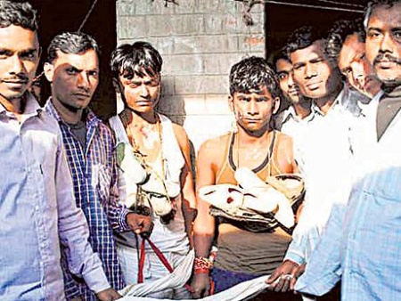 Shocking! Bride Beats up Groom at Their Wedding Ceremony, Blacken His