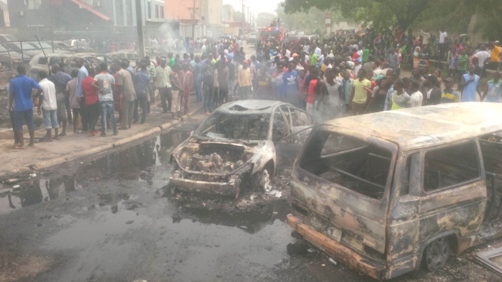 Exclusive Photos and Video of Petrol Tanker Fire that Burnt Over 20