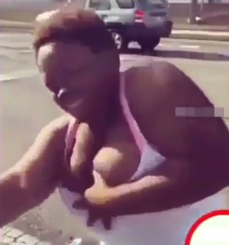 Watch the Hilarious Moment a Lady's Gigantic Boobs Popped-out from