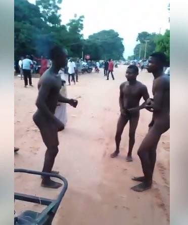 Unbelievable! Local Thieves Caught, Stripped N*ked and 