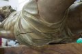 Amazement as Mysterious Hand-Written Note is Found Inside the Bum of an Ancient Jesus Christ