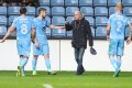 So Hilarious: Angry Fan Storms Pitch During Football Match to Blast Players for Not Performing Well (Video) 