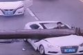 Unbelievable: Driver Miraculously Survives After Crane Crashes On His Car in Broad Daylight (Video) 