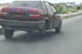 Driver Spotted Driving With 3 Tyres Instead of 4 on Lagos-Badagry Expressway