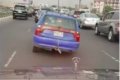 Man Seen Driving His Car In Lekki On Only 3 Tyres In Broad Daylight (Video) 