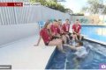 So Embarrassing: BBC Presenter Falls Inside Pool Live On Air During Interview With Athletes (Video) 