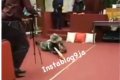 Drama As Pastor Storms Church In Full Military Outfit, Shoots "Enemies" With "Gun" During Service (Video)
