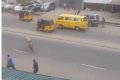 Watch The Shocking Moment A Cow Went Crazy And Chased People About On Busy Road (Video)
