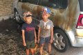 Too Hilarious! Young Sons Wreak Havoc On Father