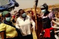 Shocking! Ex Minister, Oby Ezekwesili Spotted At Kuje Market In Abuja Doing The Unbelievable (Photos)
