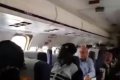 Viral Video Shows Terrified Passengers Inside Dana Air Airplane After Its Door Fell Off On Landing 