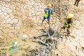 LASEMA Officials Rescue Woman Trapped In Mud Under 3ird Mainland Bridge Lagos (Photos) 