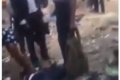Shocking: Pregnant Woman Collapses After Being Slapped By A Naval Personnel In Lagos (Video)