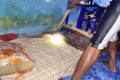 Lucky Escape As Kogi State University Student Finds Snake Under His Bed (Photos)