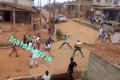 Shocker: Secondary School Students Caught Fighting With Cutlasses In Broad Daylight Over A Girl (Video) 