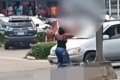 Shocking! Young Lady Allegedly Goes Mad After Withdrawing Money From A Bank In Lagos (Video)