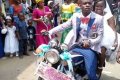 True Love: Groom Carries Bride On Okada On Wedding Day 