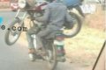 See The Scary Incident Spotted On Ibadan Road (Photos)