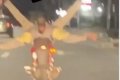 Wow! Bike Man Shocks Commuters, Performs Dangerous Stunts In The Middle Of Lagos Road (Video)