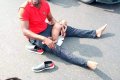 Sad Video Of A Nigerian Dad Crying By The Roadside With His Sick Child Who Has A Heart Disease 