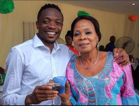 Image result for ahmed musa buries mother