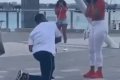 Man Disgraces His Girlfriend By Staging Fake Proposal And Inviting Her Friends To Watch (Video)