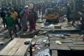 Omg! Commotion As Tanker Loses Control In Anambra, Reportedly Kills Many People (Photos)