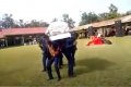 See The Shocking Moment A Corpse Fell From Inside It
