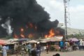 Breaking News: Fire Guts Dangote Factory (Video)