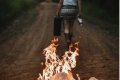 Lady Burns Her Wedding Dress As She Leaves Her Marriage In Style (Photos)