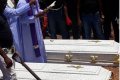 Tears Flow Bitterly As Young Couple Killed In Abule Ado Explosion Are Buried (Video)