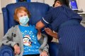 BREAKING: Meet the 90-year-old Woman Who Just Became the First Person to Receive Covid-19 Vaccine In The UK (Photo)