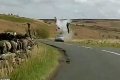 See The Shocking Moment A Motorcyclist Was Sent Flying Through The Air After Collision With Car (Video)