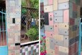 Too Much Money! Hundreds Of iPhone 6 Phones Used As Decorative Tiles For House Fence (Video)
